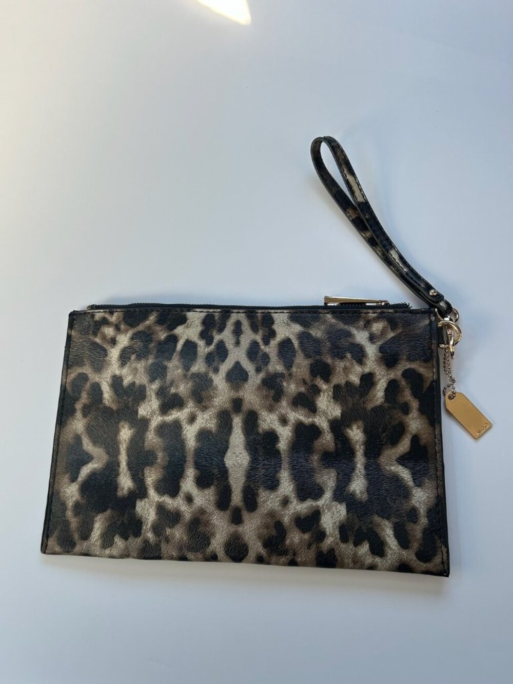 ALDO Leopard Print Wristlet Clutch